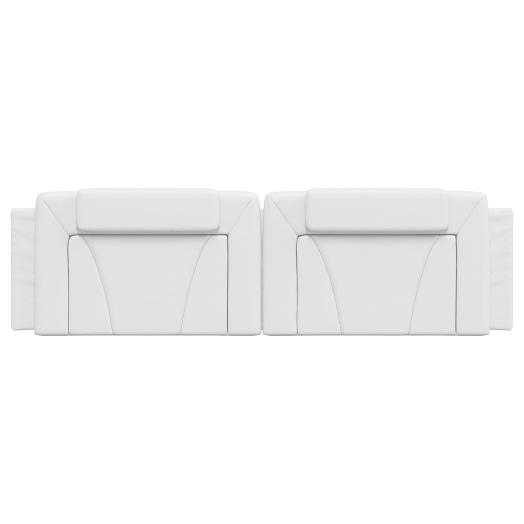 Cuscino Testiera Bianco 180 cm in Similpelle