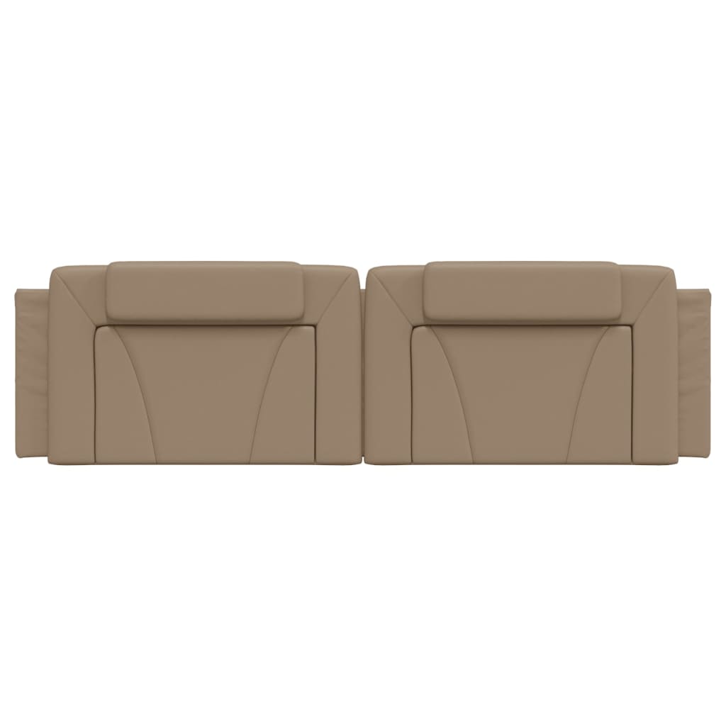 Cuscino Testiera Viana Cappuccino 180 cm in Similpelle 374808