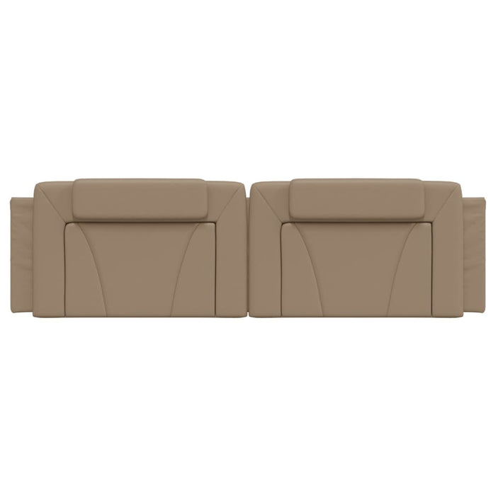 Cuscino Testiera Viana Cappuccino 180 cm in Similpelle 374808