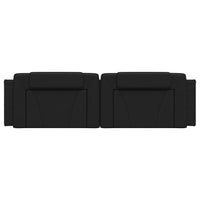 Cuscino Testiera-Cuscino per Testiera Viana Nero 183 cm in Similpelle