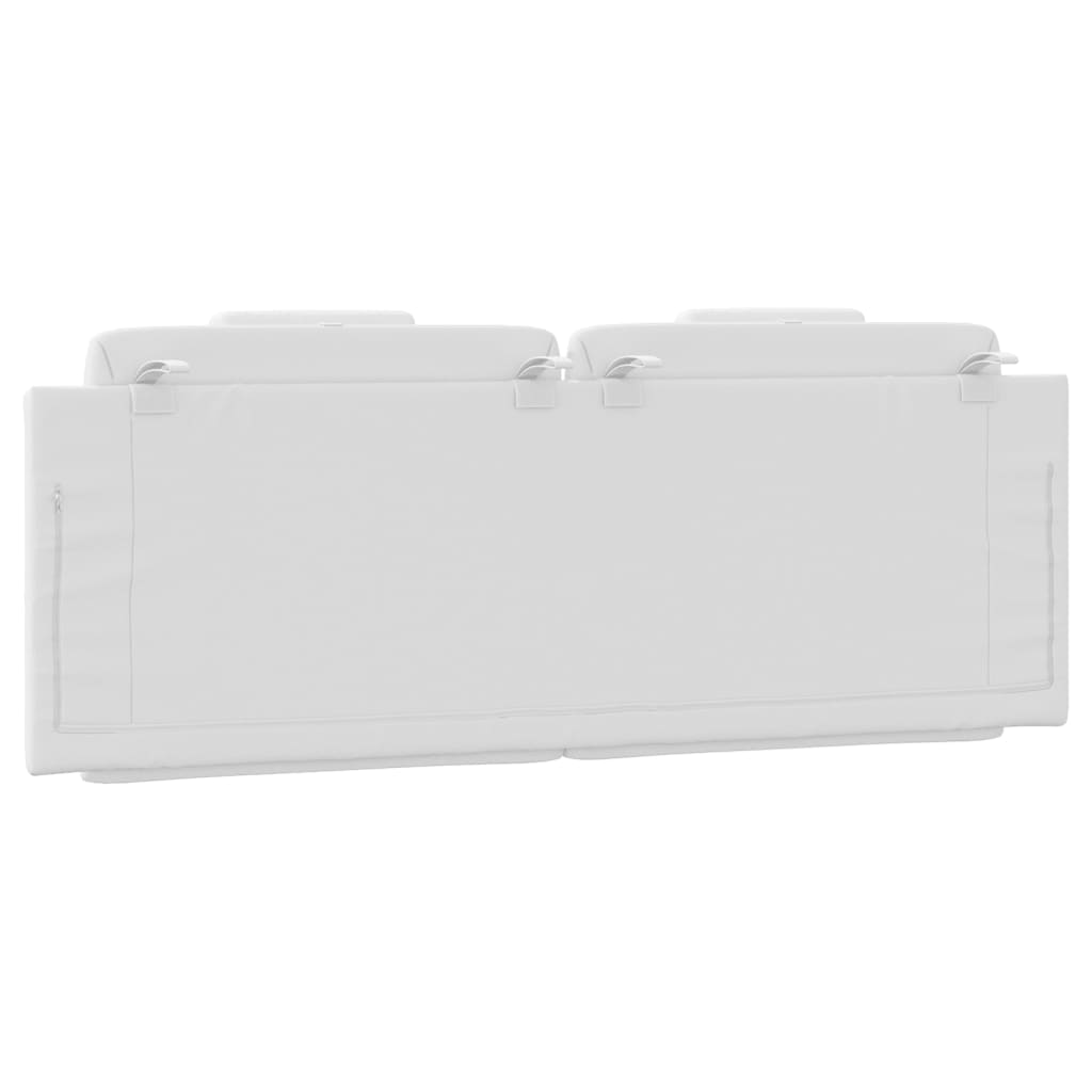 Cuscino Testiera-Cuscino per Testiera Viana Bianco 152 cm in Similpelle