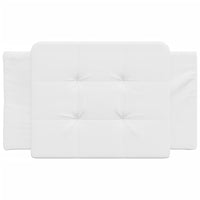 Cuscino Testiera Zadar Bianco 80 cm in Similpelle 374830