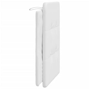 Cuscino Testiera Zadar Bianco 80 cm in Similpelle 374830