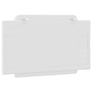 Cuscino Testiera-Cuscino per Testiera Zadar Bianco 80 cm in Similpelle