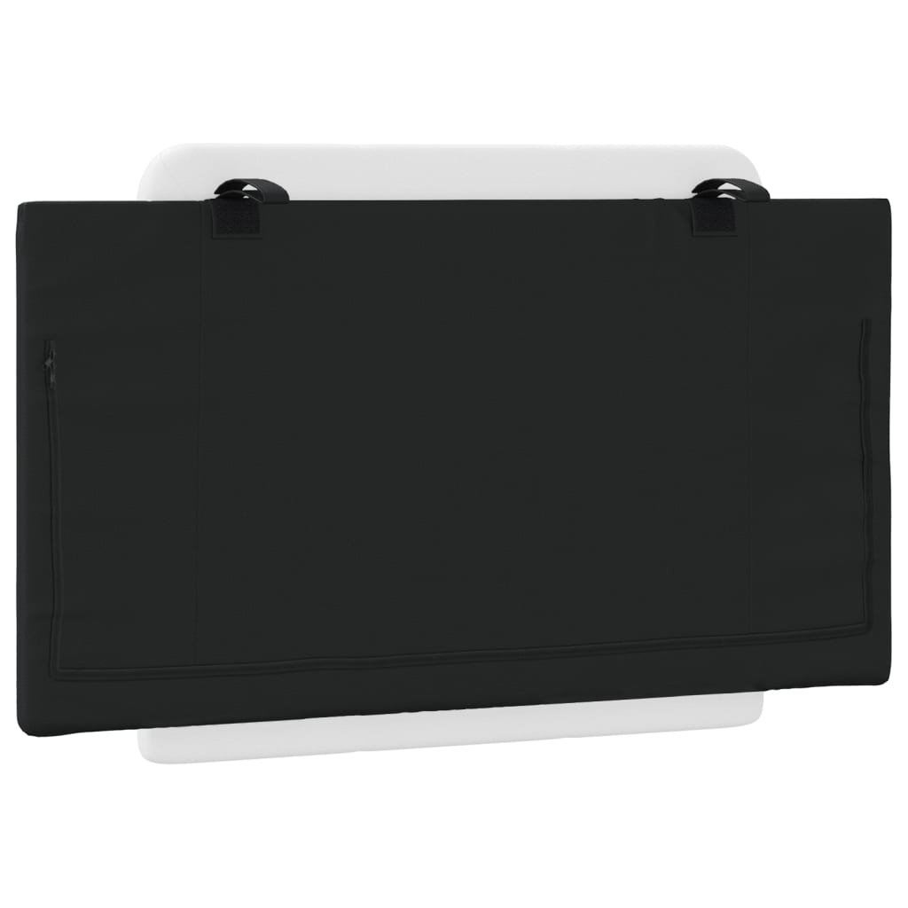 Cuscino Testiera Zadar Nero e Bianco 80 cm in Similpelle 374834