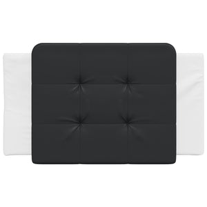 Cuscino Testiera Zadar Nero e Bianco 80 cm in Similpelle 374835
