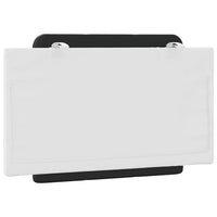 Cuscino Testiera Zadar Nero e Bianco 80 cm in Similpelle 374835