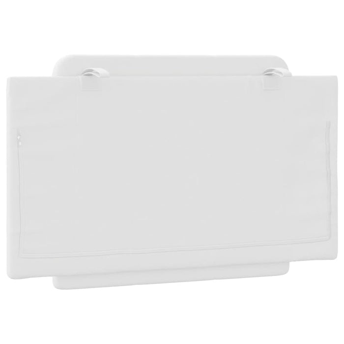 Cuscino Testiera-Cuscino per Testiera Zadar Bianco 90 cm in Similpelle