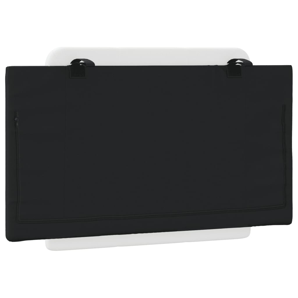 Cuscino Testiera-Cuscino per Testiera Zadar Nero e Bianco 90 cm in Similpelle