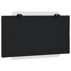 Cuscino Testiera-Cuscino per Testiera Zadar Nero e Bianco 90 cm in Similpelle