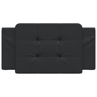 Cuscino Testiera Zadar Nero 100 cm in Similpelle 374843