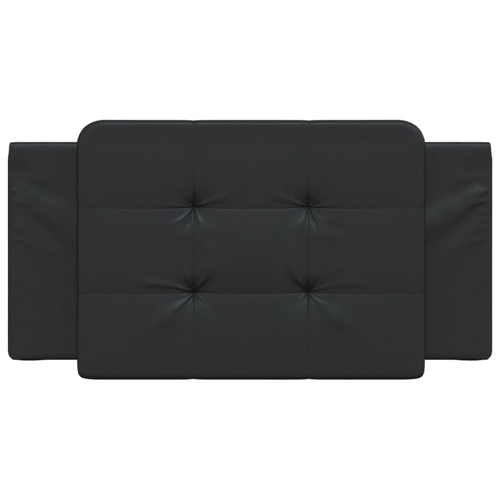 Cuscino Testiera Zadar Nero 100 cm in Similpelle 374843