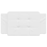 Cuscino Testiera Bianco 100 cm in Similpelle