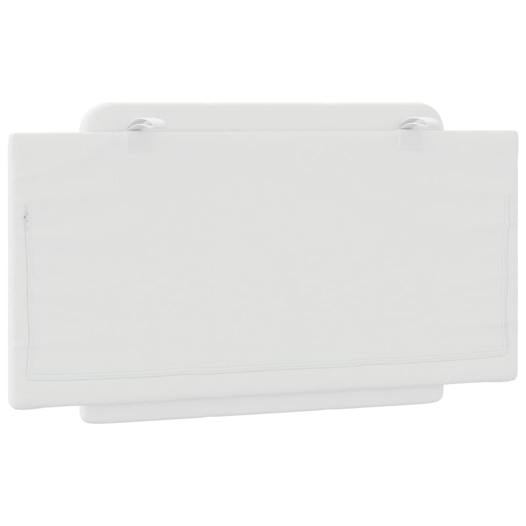 Cuscino Testiera-Cuscino per Testiera Zadar Bianco 100 cm in Similpelle