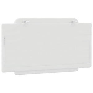 Cuscino Testiera-Cuscino per Testiera Zadar Bianco 100 cm in Similpelle