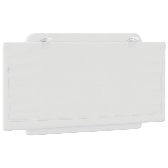 Cuscino Testiera-Cuscino per Testiera Zadar Bianco 100 cm in Similpelle