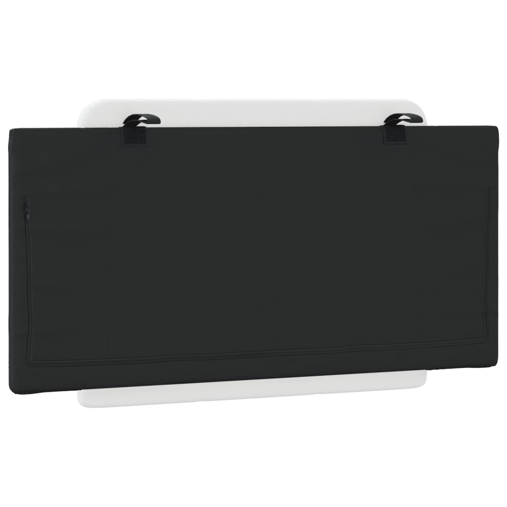 Cuscino Testiera Zadar Nero e Bianco 100 cm in Similpelle 374848