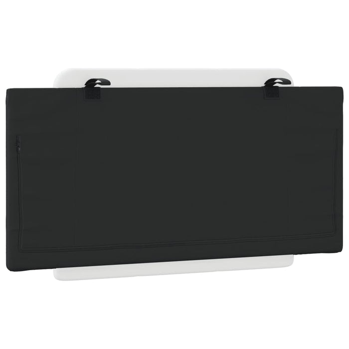 Cuscino Testiera Zadar Nero e Bianco 100 cm in Similpelle 374848