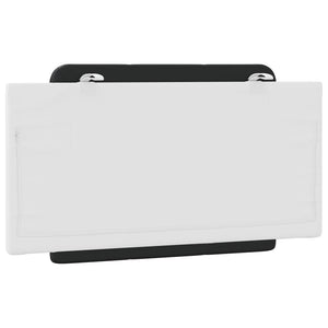 Cuscino Testiera-Cuscino per Testiera Zadar Nero e Bianco 100 cm in Similpelle 780908