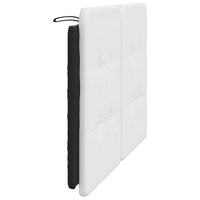 Cuscino Testiera-Cuscino per Testiera Zadar Nero e Bianco 120 cm in Similpelle 981787