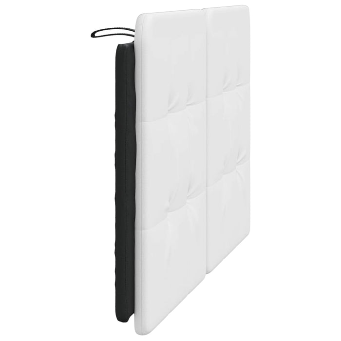 Cuscino Testiera-Cuscino per Testiera Zadar Nero e Bianco 120 cm in Similpelle 981787