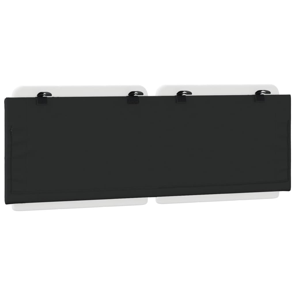 Cuscino Testiera-Cuscino per Testiera Zadar Nero e Bianco 120 cm in Similpelle 981787