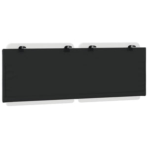 Cuscino Testiera-Cuscino per Testiera Zadar Nero e Bianco 120 cm in Similpelle 981787