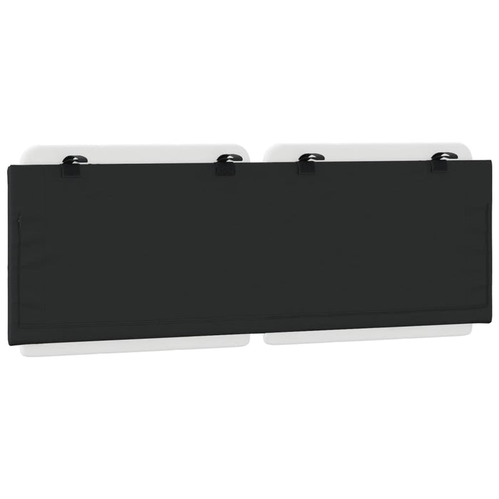 Cuscino Testiera-Cuscino per Testiera Zadar Nero e Bianco 120 cm in Similpelle 981787