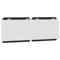 Cuscino Testiera-Cuscino per Testiera Zadar Nero e Bianco 120 cm in Similpelle 766567