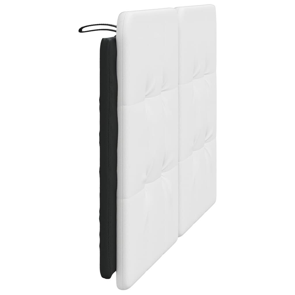 Cuscino Testiera-Cuscino per Testiera Zadar Bianco e Nero 140 cm in Similpelle