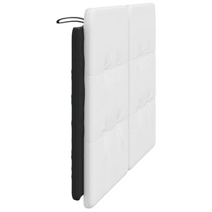 Cuscino Testiera-Cuscino per Testiera Zadar Bianco e Nero 140 cm in Similpelle