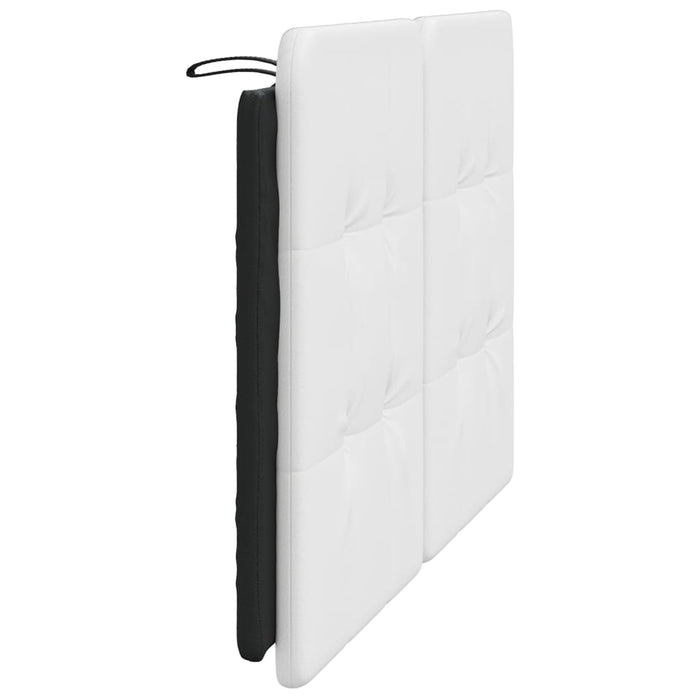 Cuscino Testiera-Cuscino per Testiera Zadar Bianco e Nero 140 cm in Similpelle