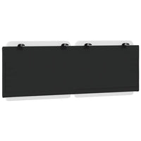 Cuscino Testiera-Cuscino per Testiera Zadar Bianco e Nero 140 cm in Similpelle