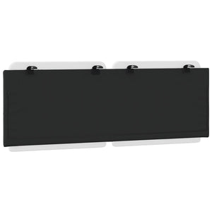 Cuscino Testiera-Cuscino per Testiera Zadar Bianco e Nero 140 cm in Similpelle