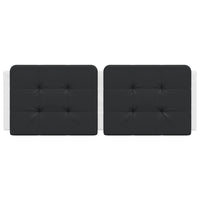 Cuscino Testiera Zadar Nero e Bianco 140 cm in Similpelle 374865