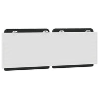 Cuscino Testiera Zadar Nero e Bianco 140 cm in Similpelle 374865