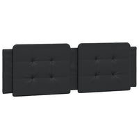 Cuscino Testiera Zadar Nero 160 cm in Similpelle 374866