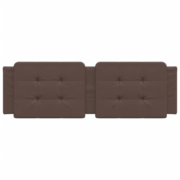 Cuscino Testiera Zadar Marrone 160 cm in Similpelle 374868