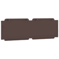 Cuscino Testiera Zadar Marrone 160 cm in Similpelle 374868