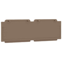 Cuscino Testiera Zadar Cappuccino 160 cm in Similpelle 374870