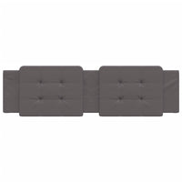 Cuscino Testiera Zadar Grigio 180 cm in Similpelle 374876