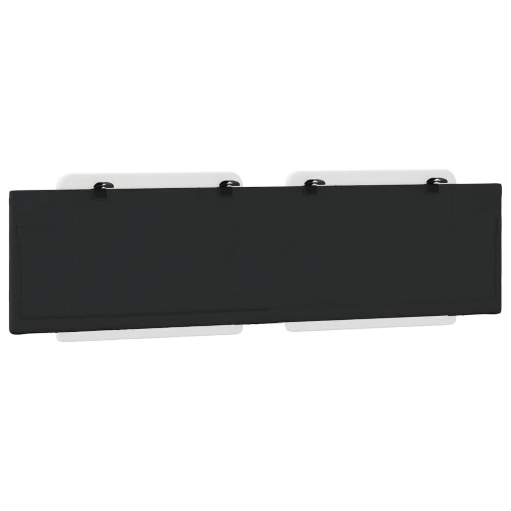 Cuscino Testiera-Cuscino per Testiera Zadar Bianco e Nero 180 cm in Similpelle