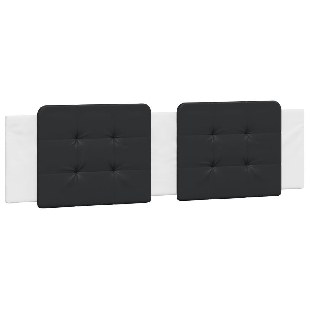 Cuscino Testiera-Cuscino per Testiera Zadar Nero e Bianco 180 cm in Similpelle