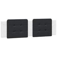 Cuscino Testiera-Cuscino per Testiera Zadar Nero e Bianco 180 cm in Similpelle