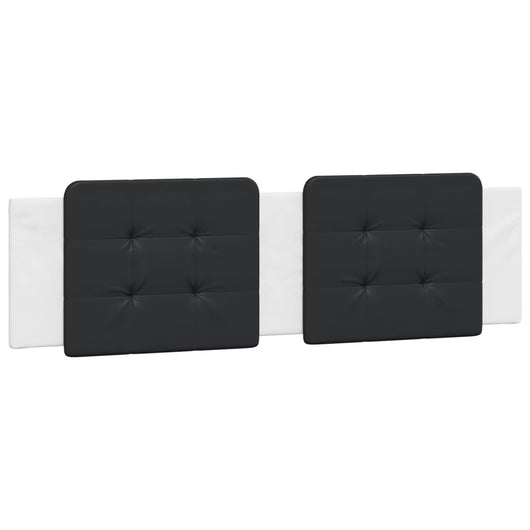 Cuscino Testiera-Cuscino per Testiera Zadar Nero e Bianco 180 cm in Similpelle