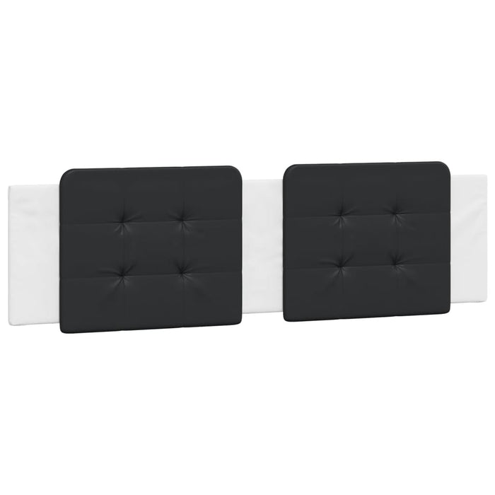 Cuscino Testiera-Cuscino per Testiera Zadar Nero e Bianco 180 cm in Similpelle