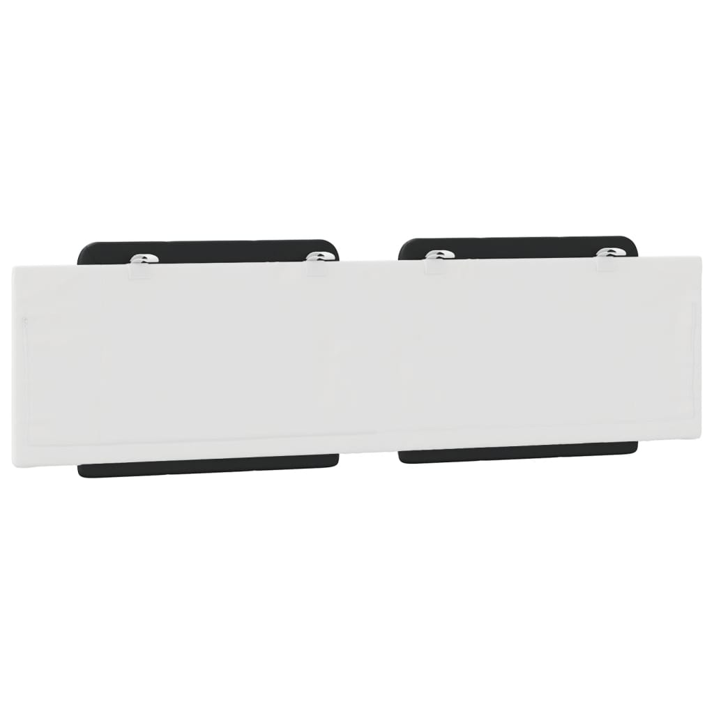 Cuscino Testiera-Cuscino per Testiera Zadar Nero e Bianco 180 cm in Similpelle