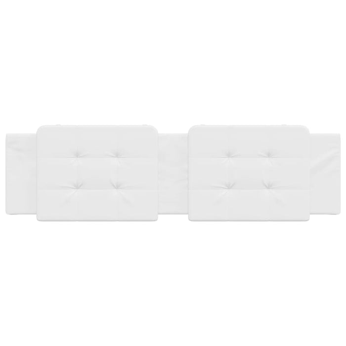 Cuscino Testiera Zadar Bianco 183 cm in Similpelle 374881