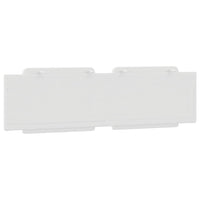 Cuscino Testiera-Cuscino per Testiera Zadar Bianco 183 cm in Similpelle