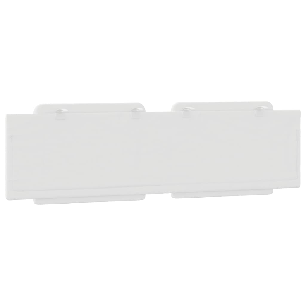 Cuscino Testiera Zadar Bianco 183 cm in Similpelle 374881